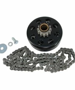 Best Pirce 🔥 OMB Warehouse Hilliard's Extreme Duty 3/4" Bore 35 Chain 12 Tooth Clutch + 4' Of 35 Chain 😍